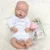 AnjoDoll 16-18Inch Twins A&B Full Solid Silicone Reborn Doll Bebe Painted Sleeping Baby Doll Boneca Reborn Corpo De Silicone