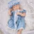 18inch Full Body Silicone Reborn Baby Doll Realistic Girl Dolls Unpainted