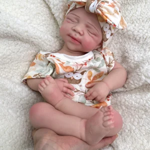 Handmade 19Inch Pascale Platinum Silicone Reborn Baby Boy Unpainted & Painted Washable Doll Gift for Doll Lovers Collector