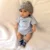 USA Clearance 18.5in 3kg Silicone Reborn Baby Doll Realistic Boy Dolls painted Baby Children Toys Early Childhood Education Toys